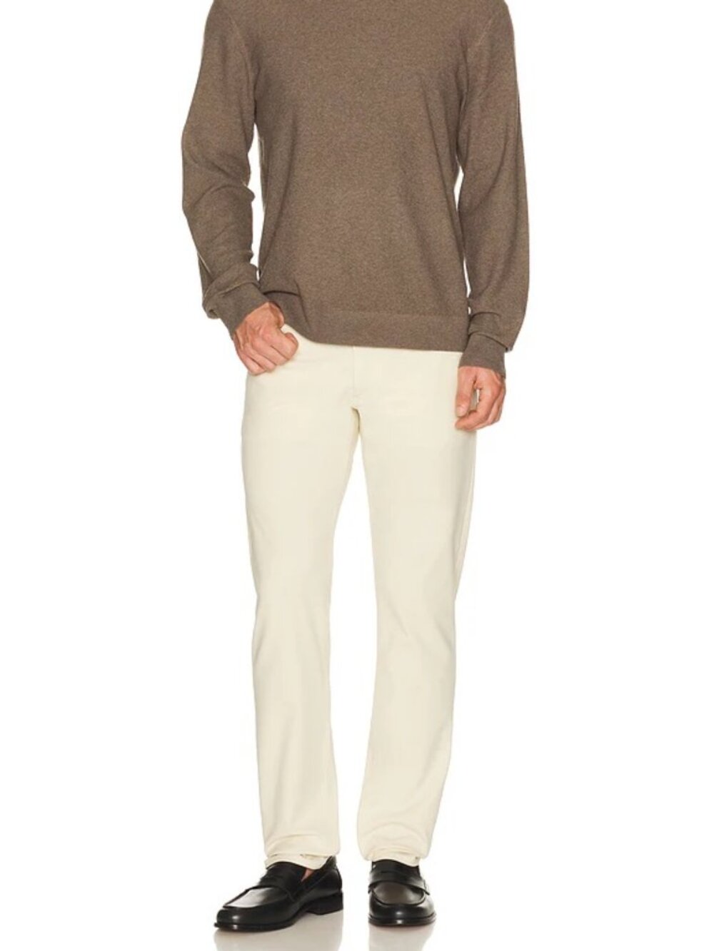 $195 Theory Mens Slim Demin Jeans 28 in 'Sand' light beige NWT - Picture 3 of 16